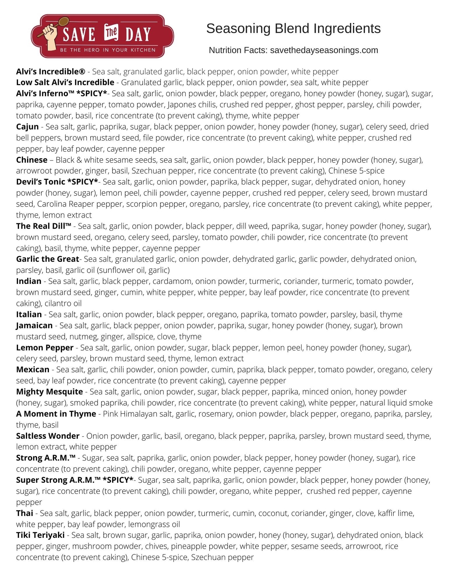 8" Spice Spinner w/6 Jars