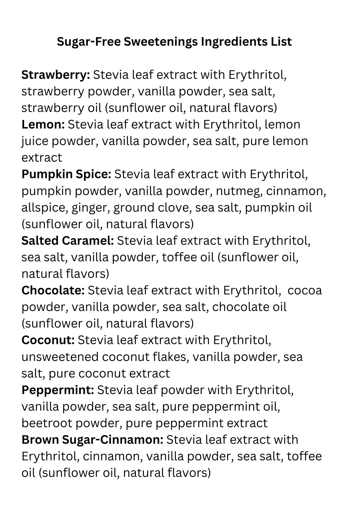 WITH SUGAR Sweet Sampler