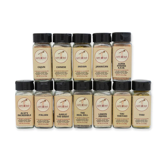 12 Seasonings Jars