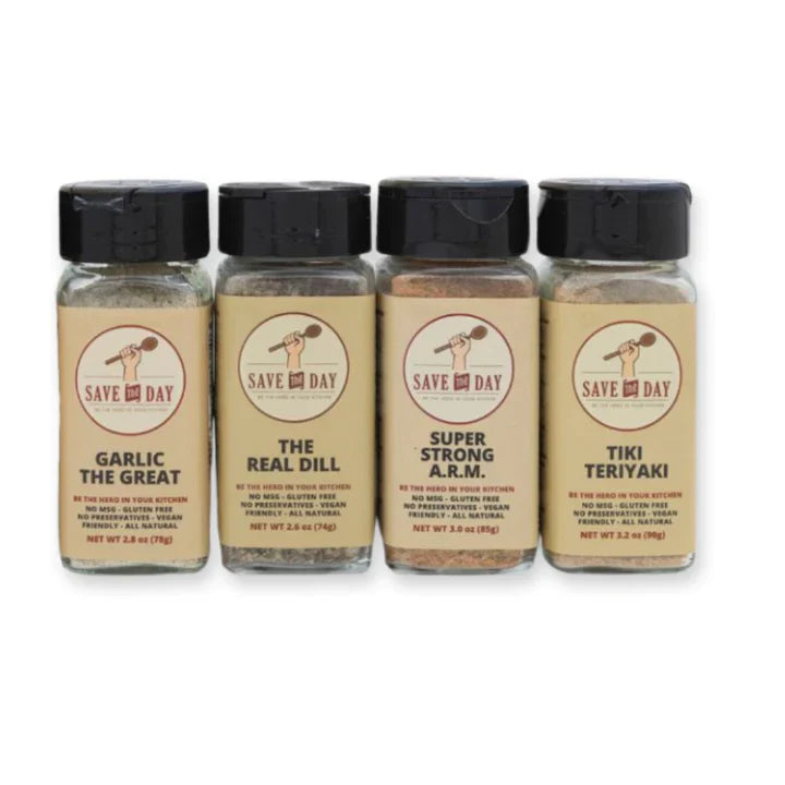 4 Seasonings Jars