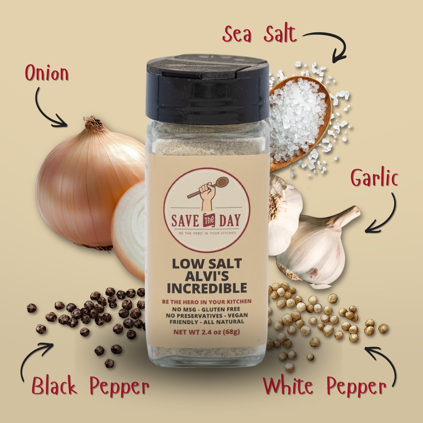 Alvi's Incredible (Low Salt)